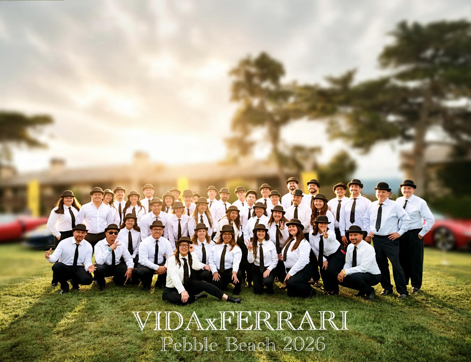 Vida Dance Co. collaboration group at Pebble Beach 2026